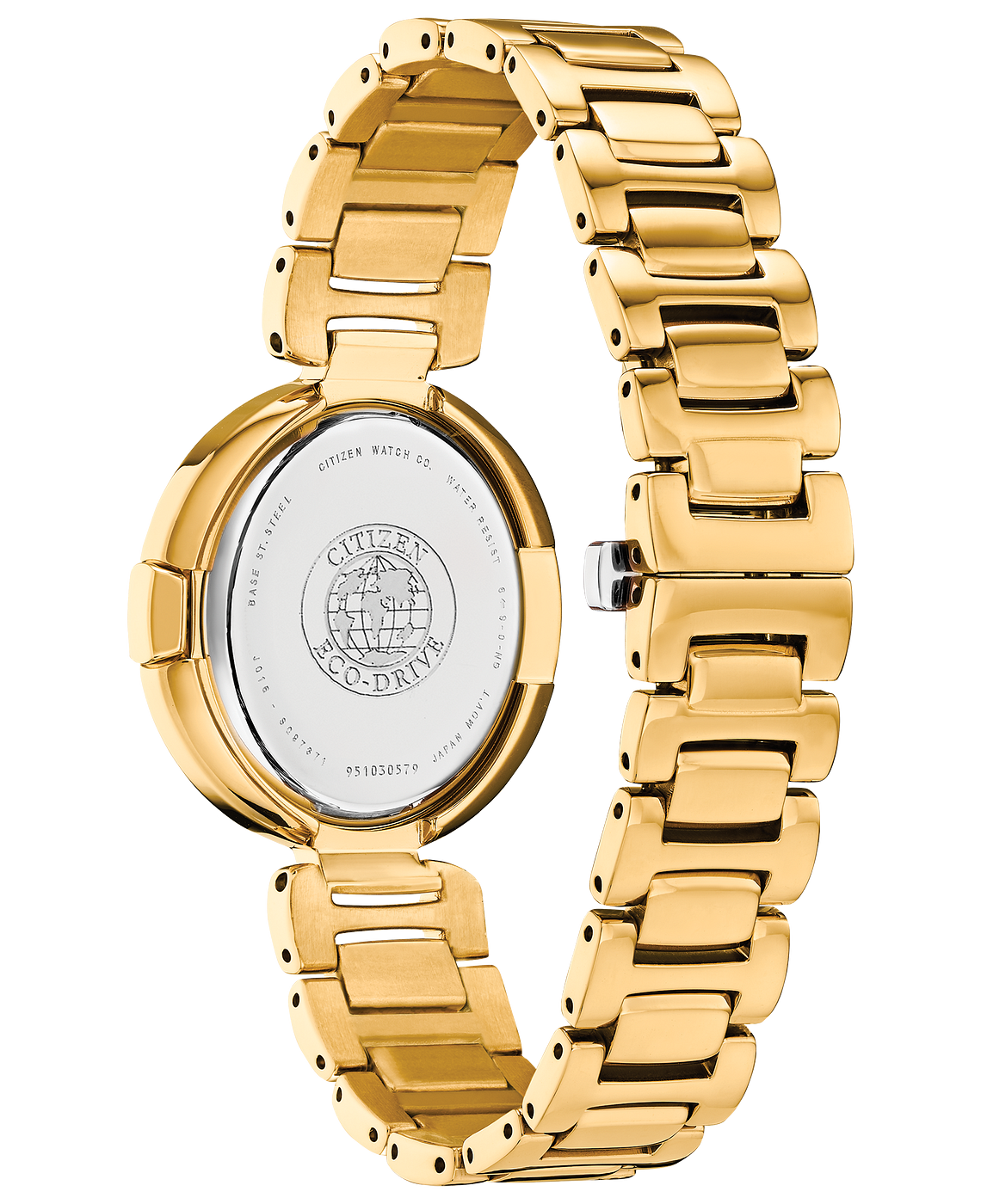 Citizen Capella Ladies Eco-Drive Gold Stainless Steel Watch | Citizen
