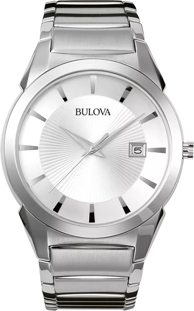 96B015 Stainless Steel Men  Watch