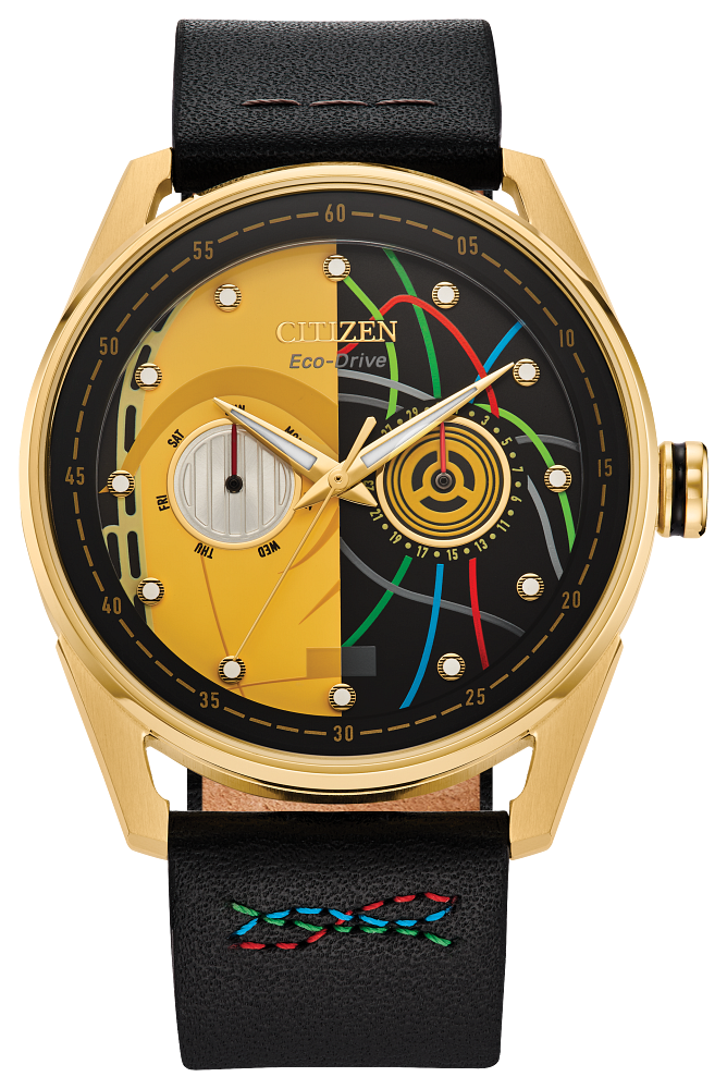 Citizen BU4026-05W Star Wars C-3PO Men Watch - Black Yellow