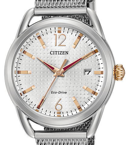 citizen eco drive watch women's silver