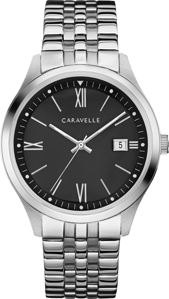 43B158 Stainless Steel Bracelet  Men Watch
