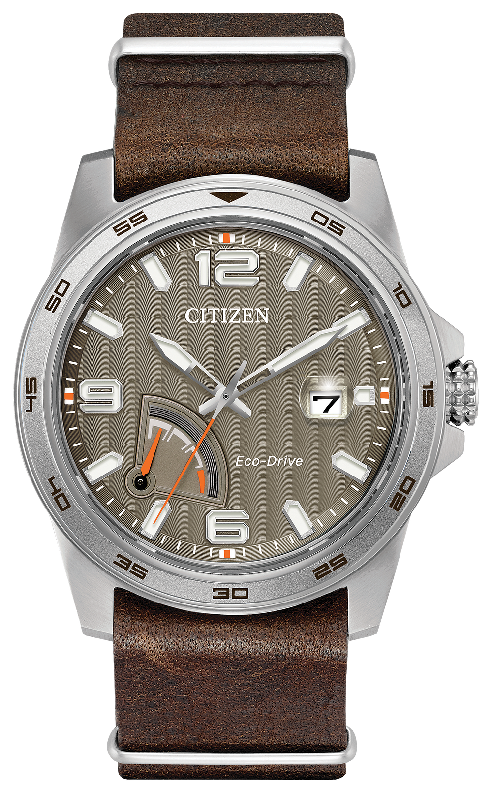 Citizen PRT Men's EcoDrive AW703901H Taupe Dial Watch Citizen