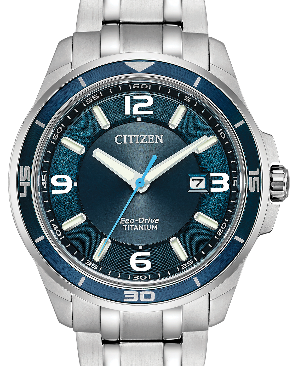 citizen eco drive titanium blue