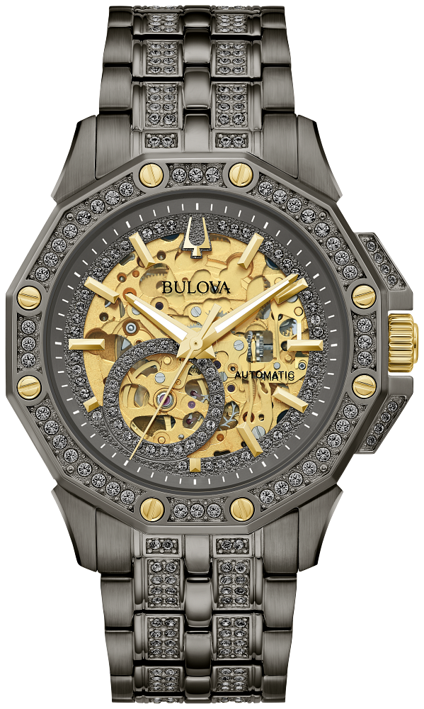98A293 Octava Automatic Crystal Men Watch