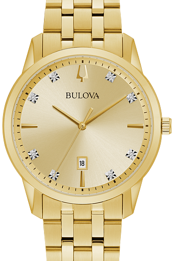 all gold bulova watch