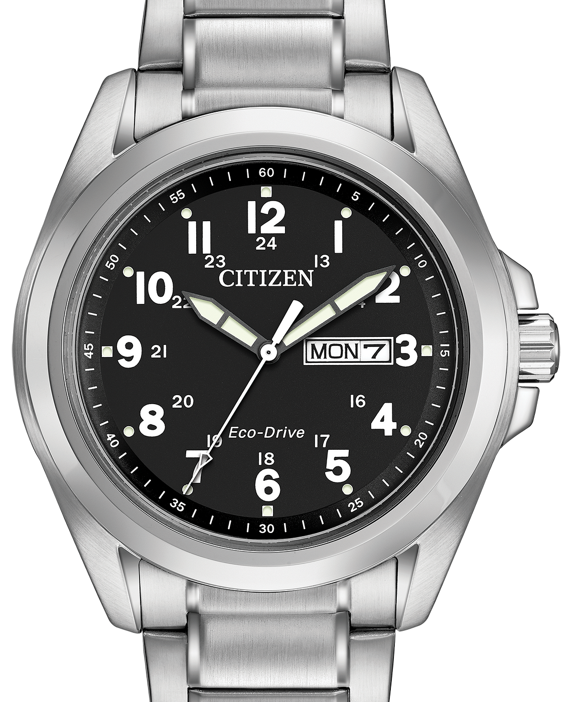 GarrisonMen's EcoDrive AW005082E Steel Sports Watch Citizen