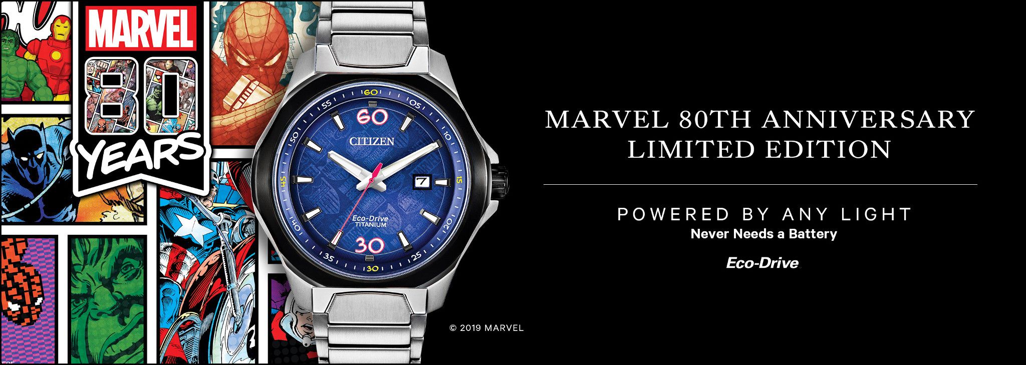 citizen watch marvel collection