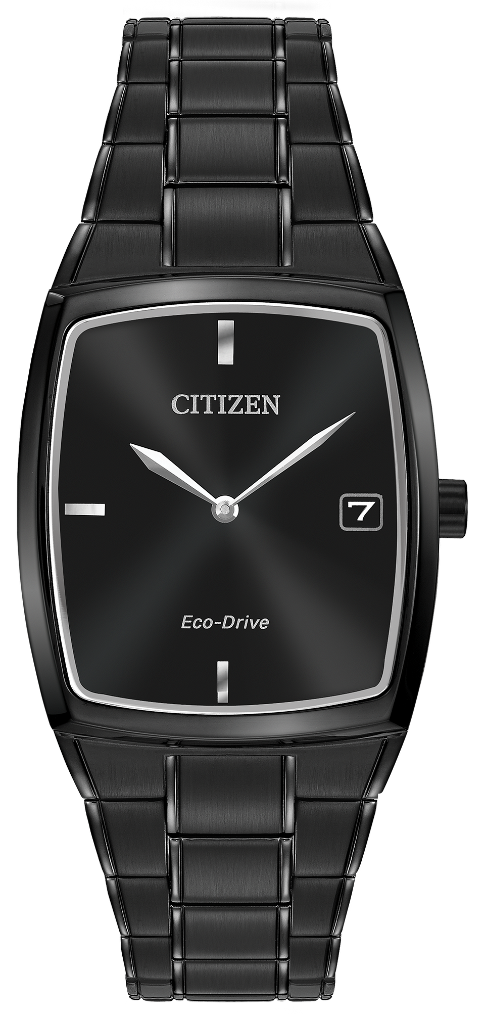 Paradigm - Men's Eco-Drive Square Face Black Date Watch | Citizen