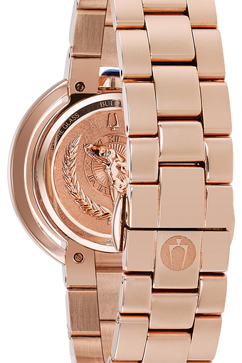 bulova women's watch rose gold