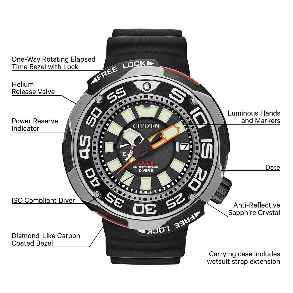 citizen 1000m professional diver watch