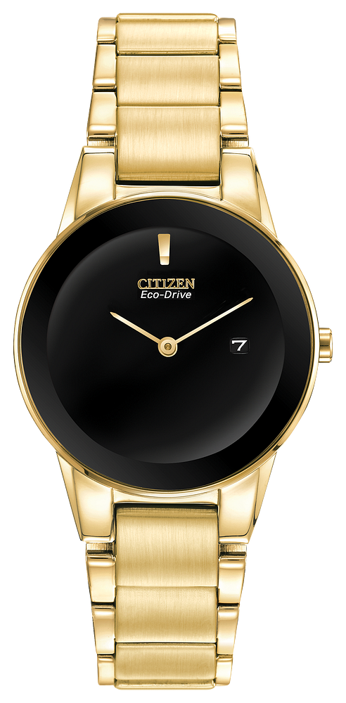 GA1052-55E Axiom Yellow Gold-tone Ladies Watch