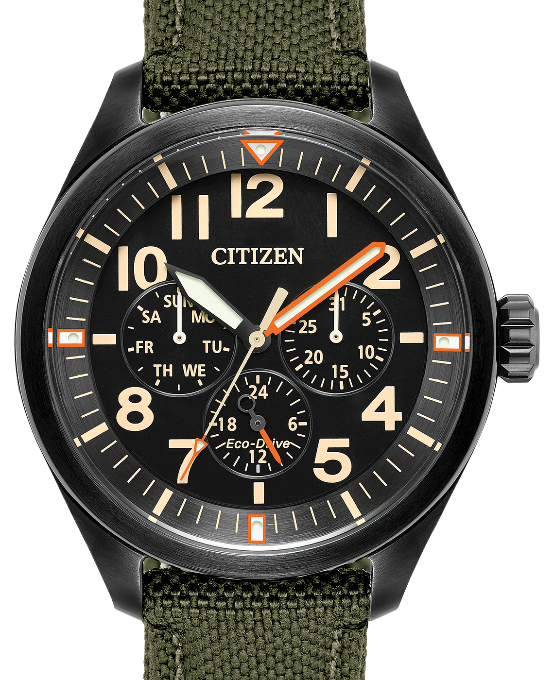 citizen watch canvas strap