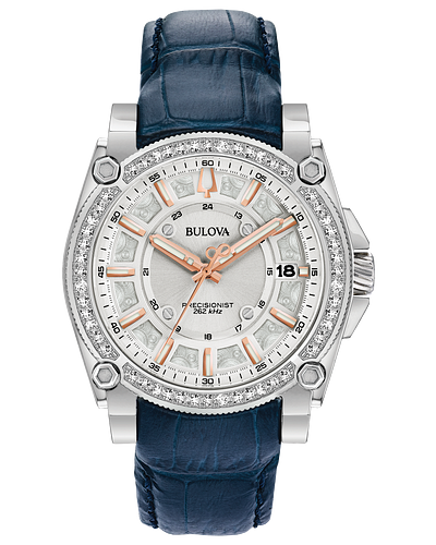 bulova precisionist white dial