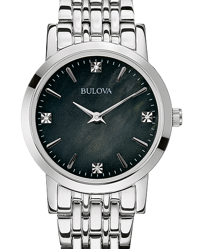 bulova women's mother of pearl watch