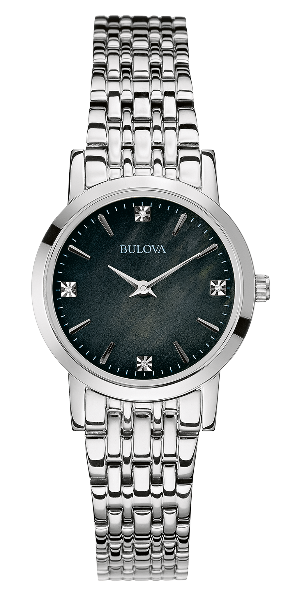 Bulova Classic Women's Diamond White MotherofPearl Dial Watch Bulova