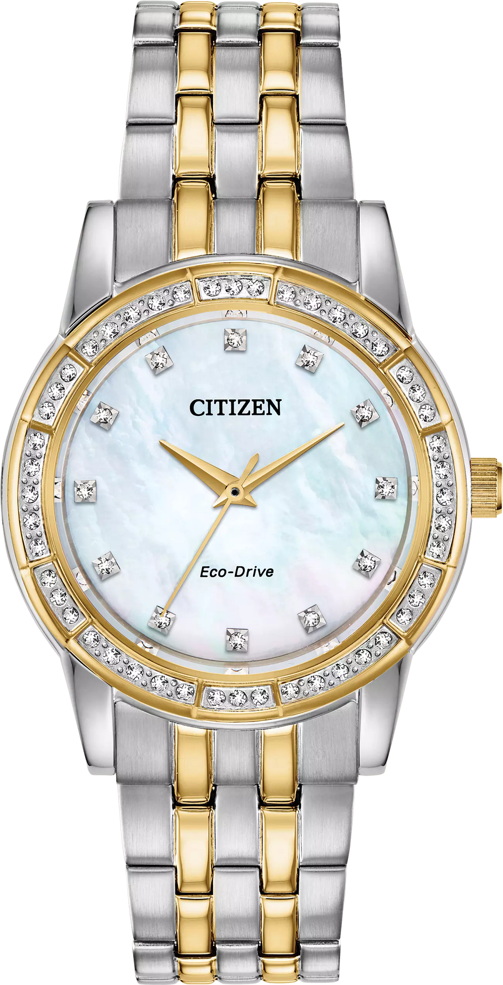 Citizen Silhouette Crystal Eco Drive White Dial Watch Citizen