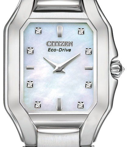 citizen eco drive women's diamond watch