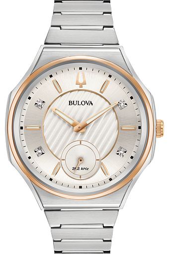 bulova curv rose gold