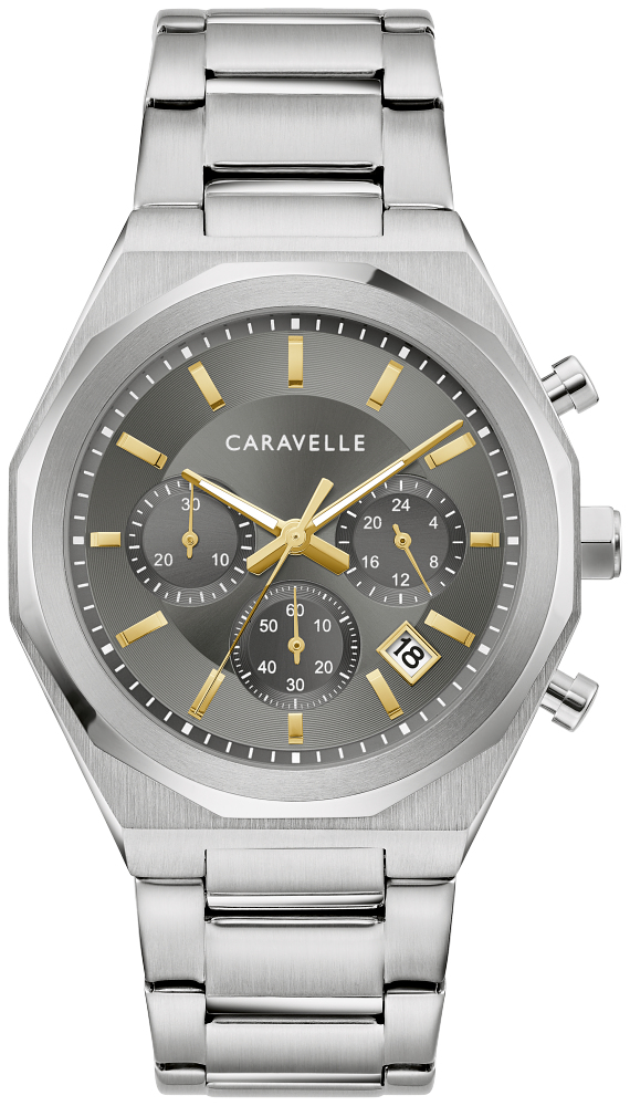Caravelle 43A158 Chronograph Dress Men Watch - Grey