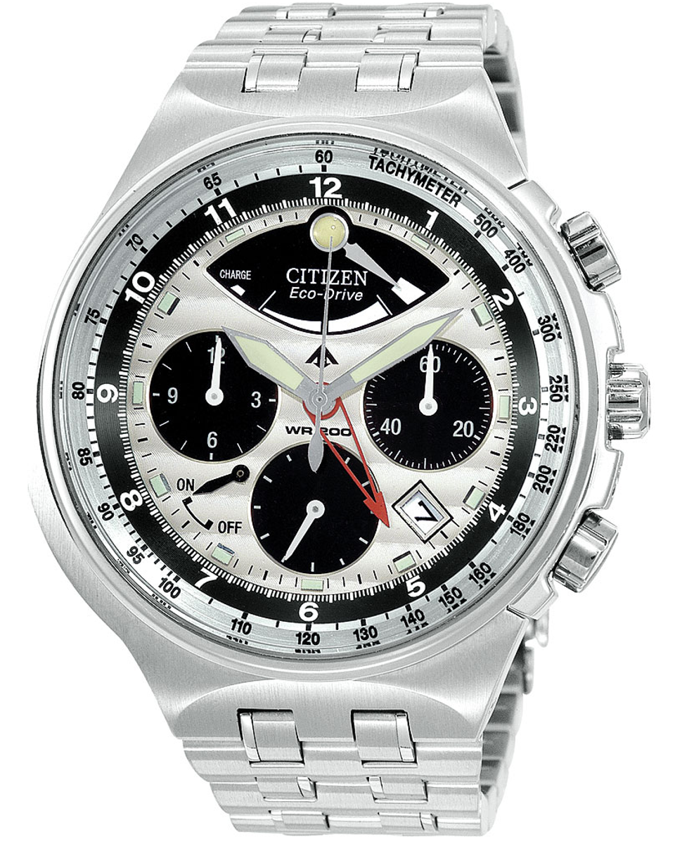 citizen eco drive white face