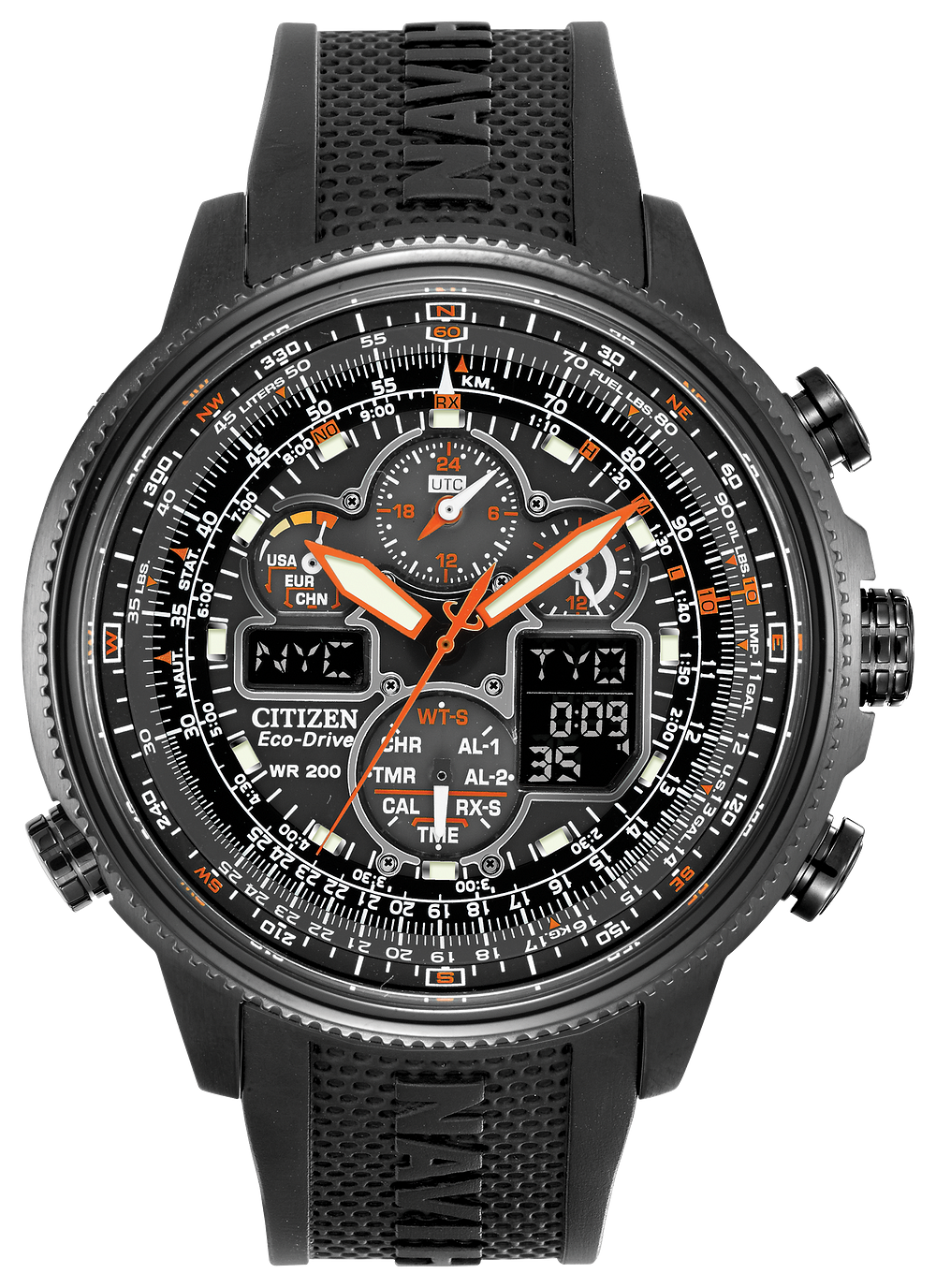 Promaster Navihawk A T Men S Orange Jy8035 04e Watch Citizen Images