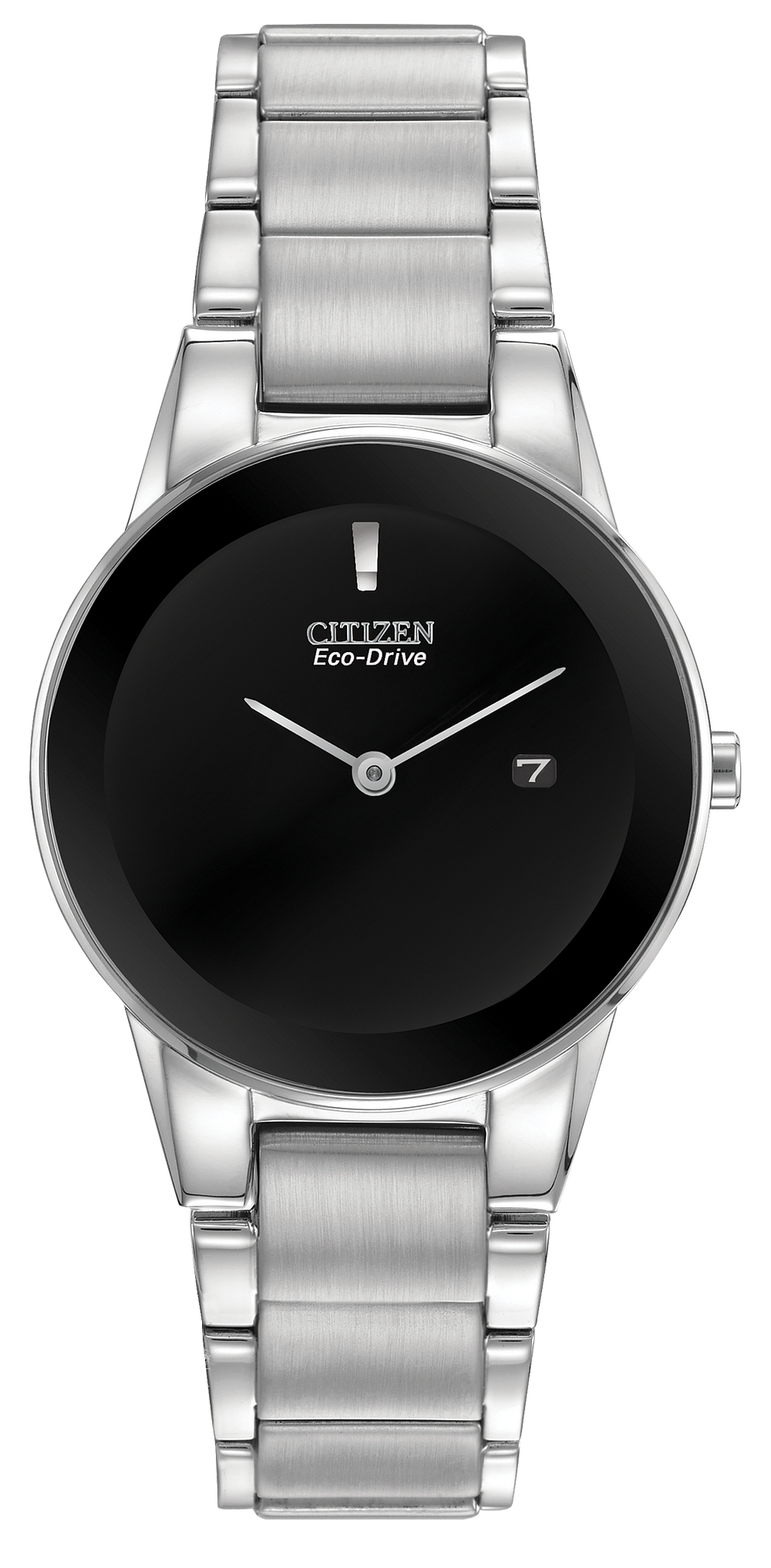 Axiom - Ladies Eco-Drive Black Blank Face Date Watch | Citizen