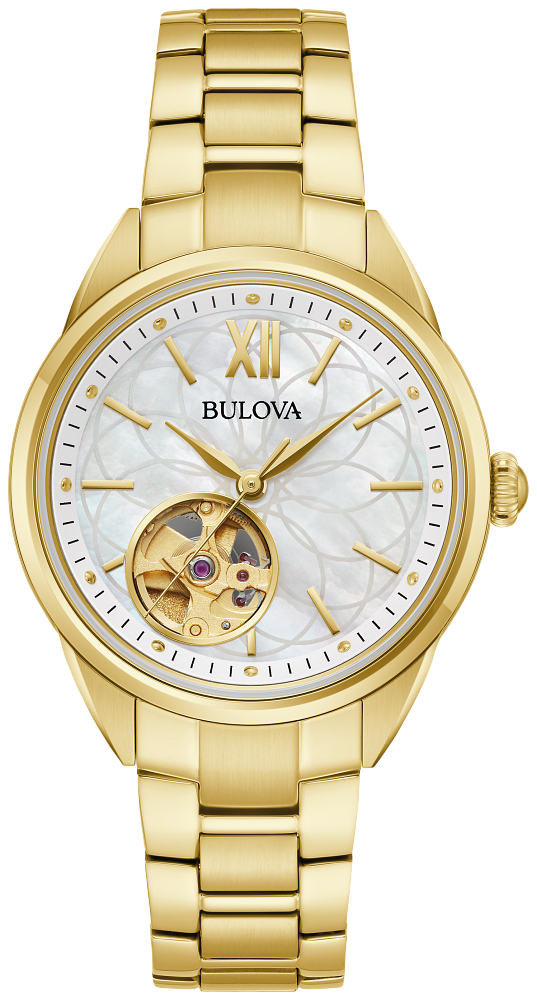 Bulova 97L172 Sutton  Mother of Pearl Dial Ladies Watch - White