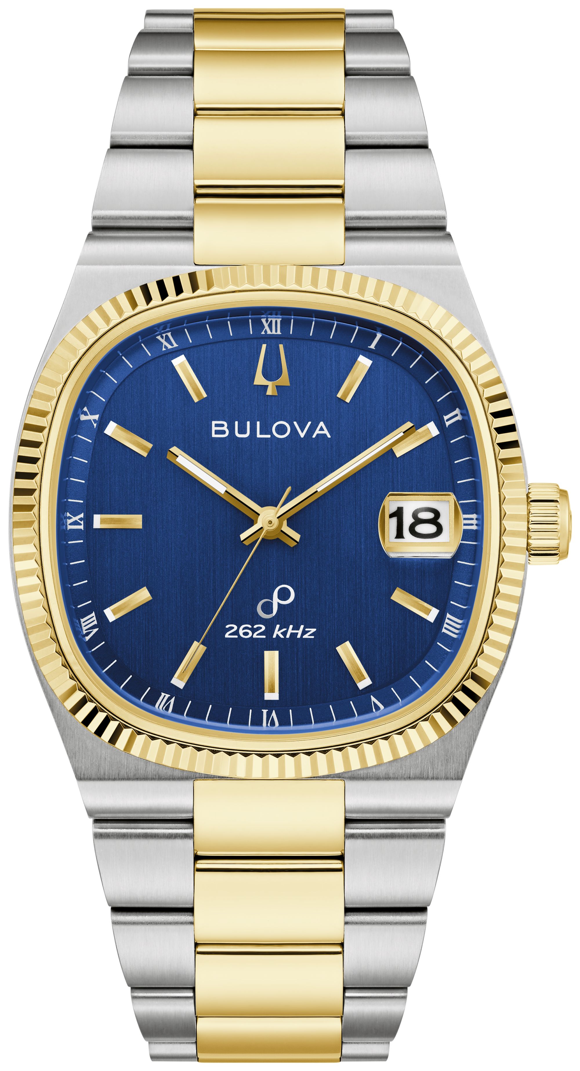 Bulova Super Seville Stainless Steel Bracelet Classic Dress Classic Men's Watch - 98B462 Gifts for Him