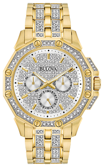 iced out bulova watch men's