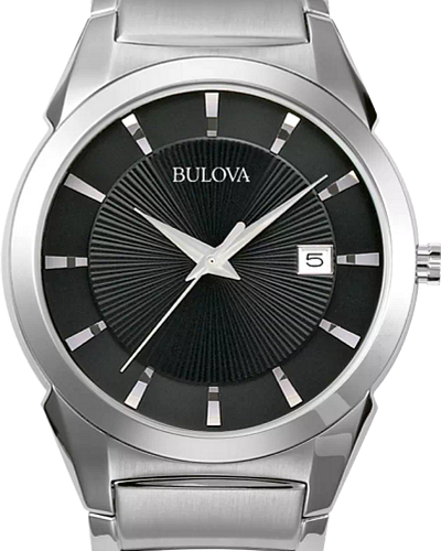 Bulova Classic Men's Black Dial Water Resistant Classic Watch | Bulova