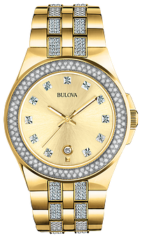 bulova iced watch