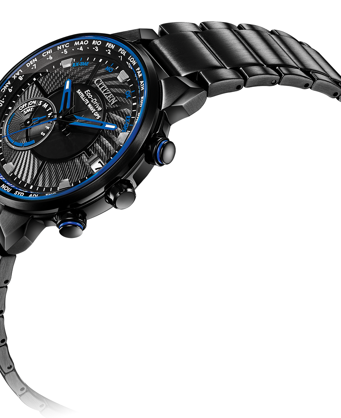 Citizen Satellite Wave GPS Freedom Black Dial Watch | Citizen