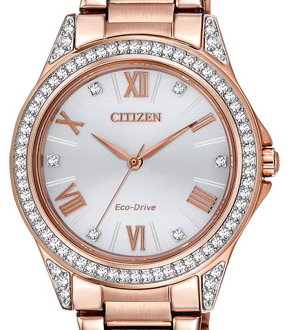 citizen eco drive pink