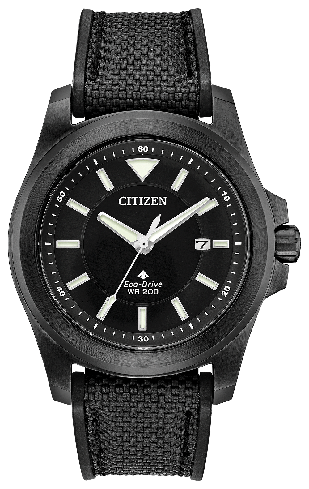 Promaster Tough Men S Eco Drive Bn0217 02e Fabric Watch Citizen Images