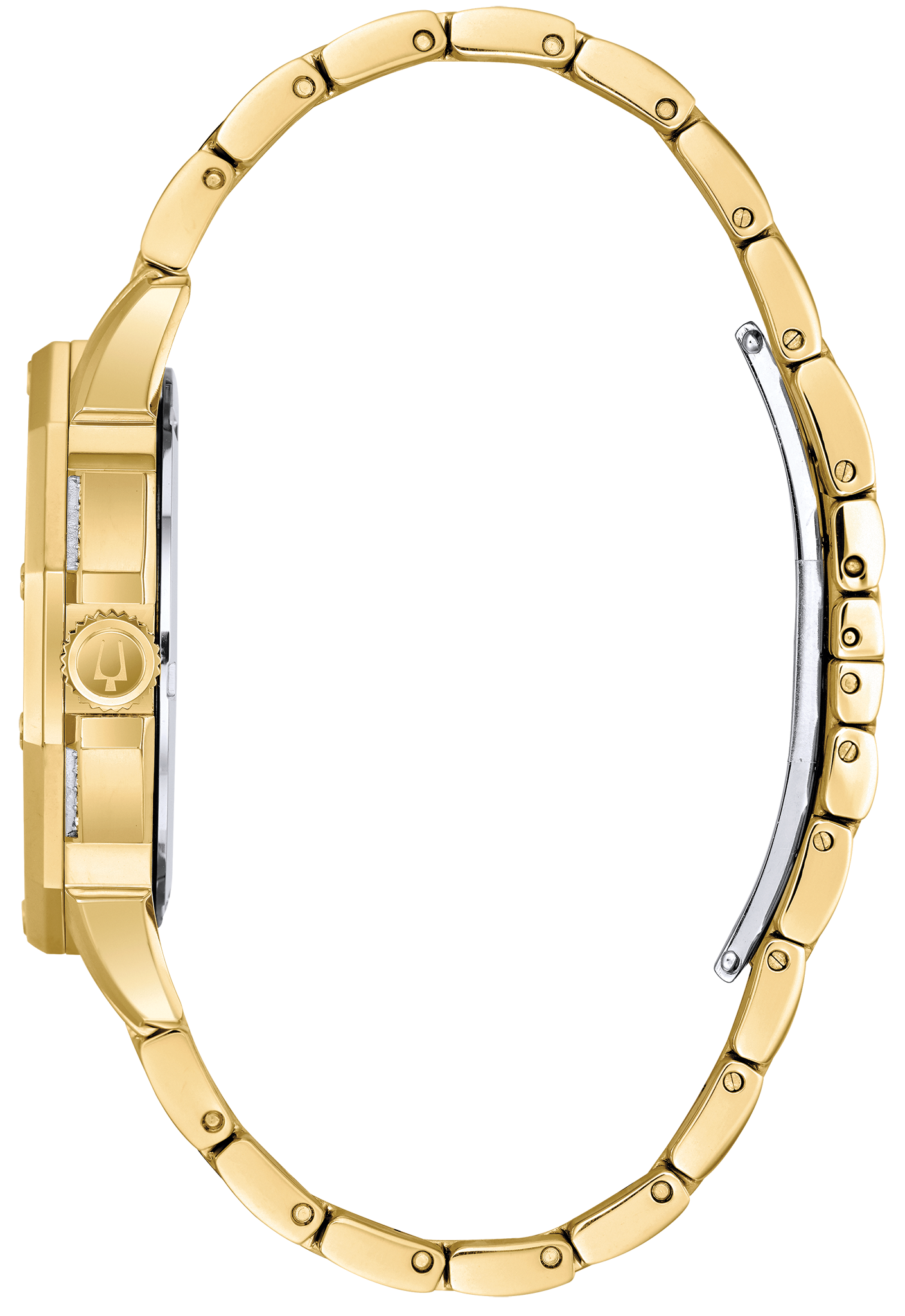 Bulova Octava Men's Gold Pavé Dial Crystal Watch | Bulova