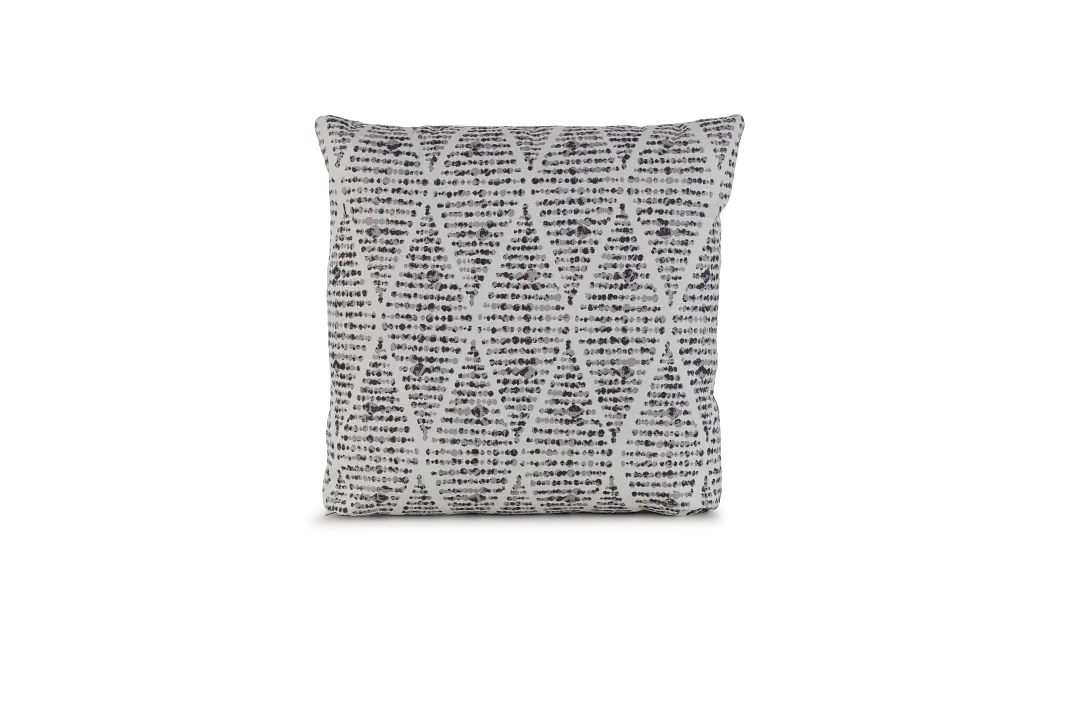 Foster Black 20" Indoor/outdoor Square Accent Pillow
