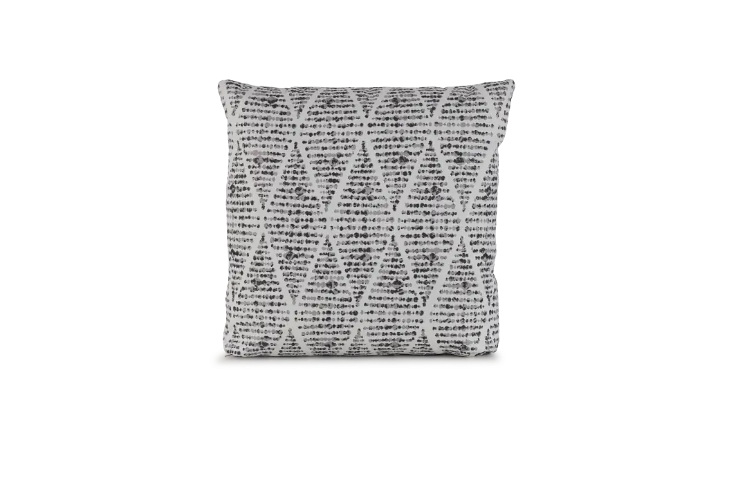 Foster Black 20" Indoor/outdoor Square Accent Pillow Foster Black 20" Indoor/outdoor Square Accent Pillow