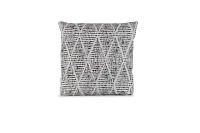 Foster Black 20" Indoor/outdoor Square Accent Pillow