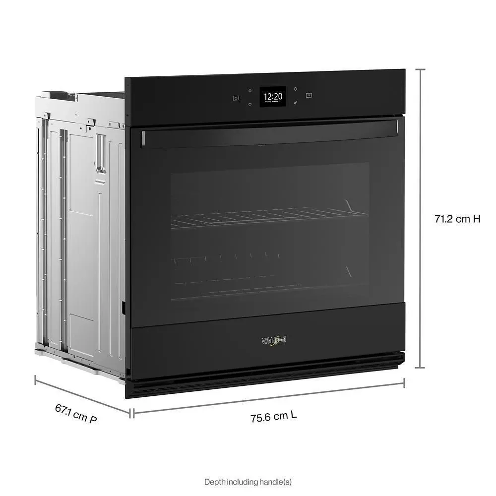 Whirlpool 5030l Series Black Electric Oven