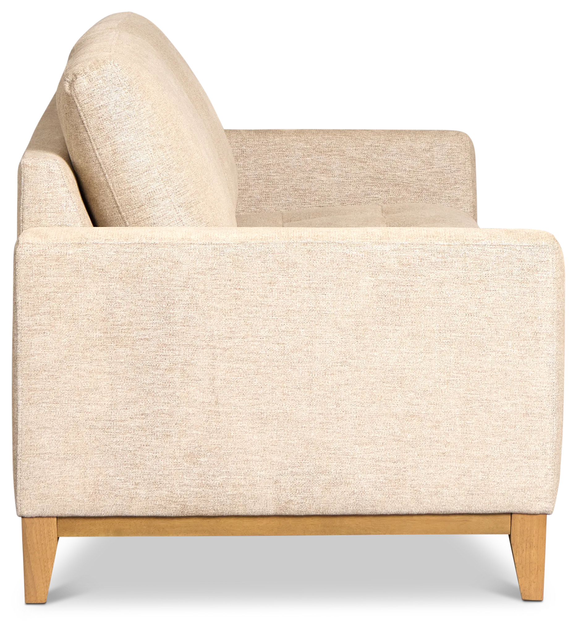 Maisie Light Brown Fabric Sofa