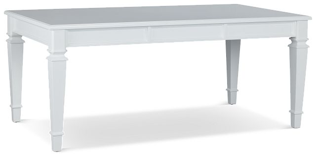 rectangle table white