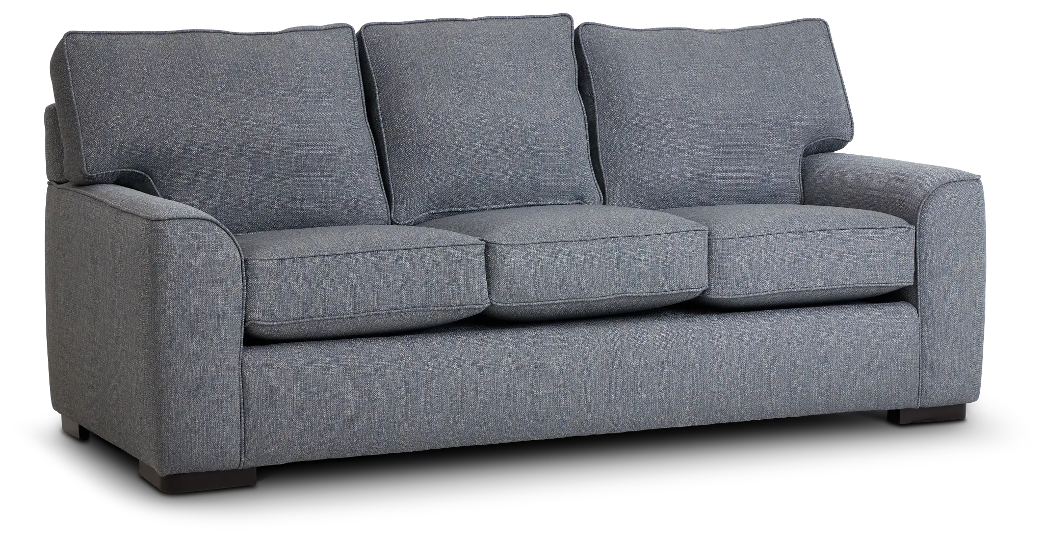 Austin Blue Fabric Memory Foam Sleeper Austin Blue Fabric Memory Foam Sleeper
