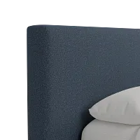 Grayton Elite Dark Blue 44" Upholstered Platform Bed