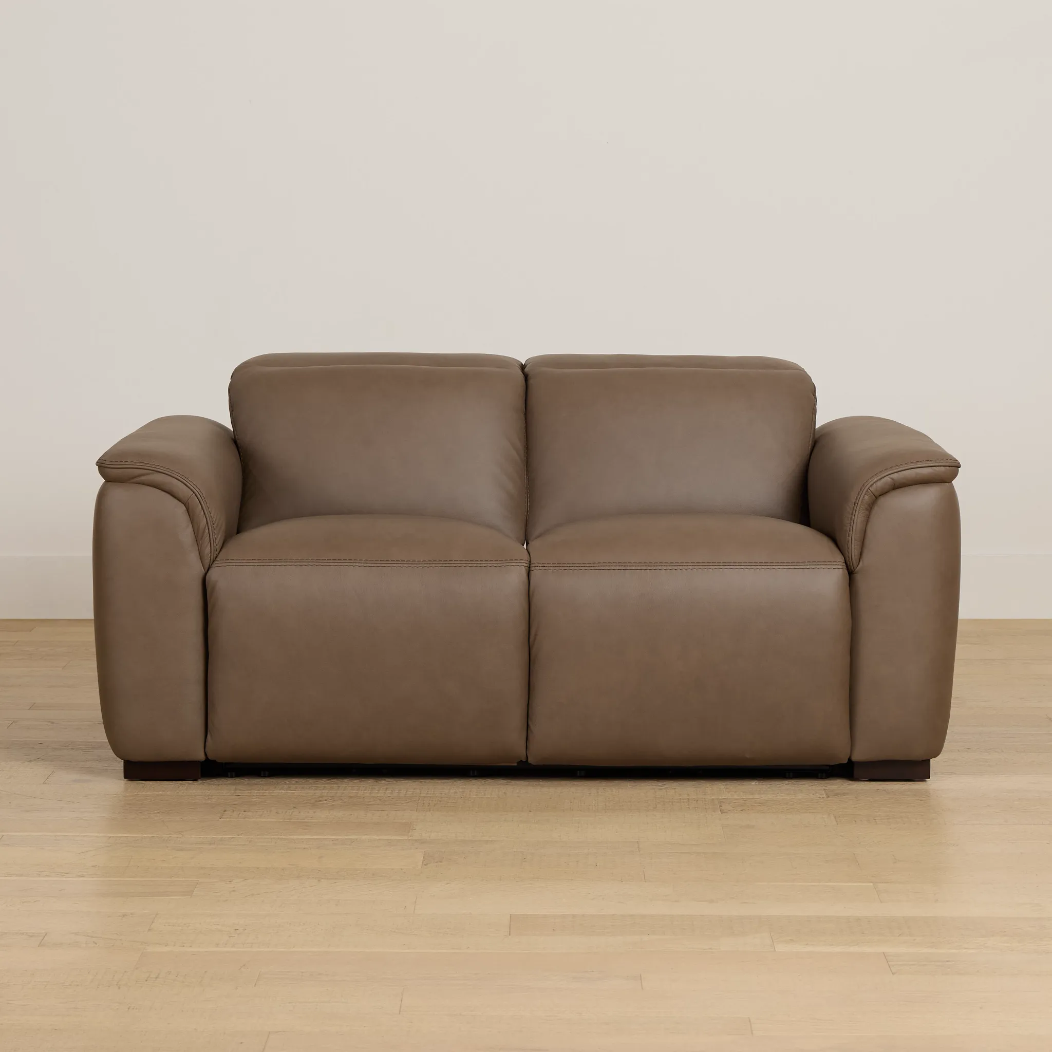Flexsteel Brodie Dark Brown Lthr/vinyl Power Reclining Loveseat