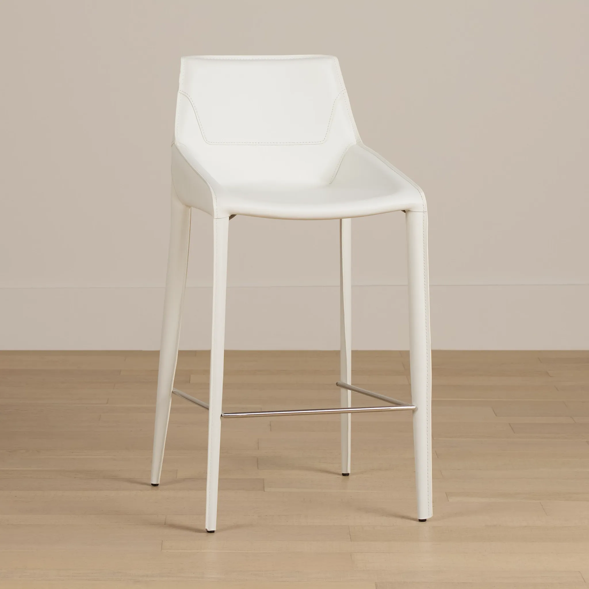 Wayne White 27" Upholstered Barstool