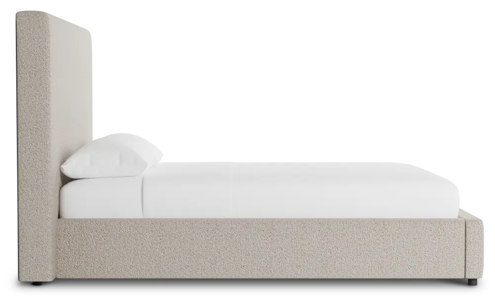 Grayton Gellar Brown 54" Upholstered Platform Bed Grayton Gellar Brown 54" Upholstered Platform Bed