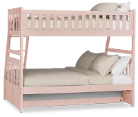 Charleston Pink Trundle Bunk Bed