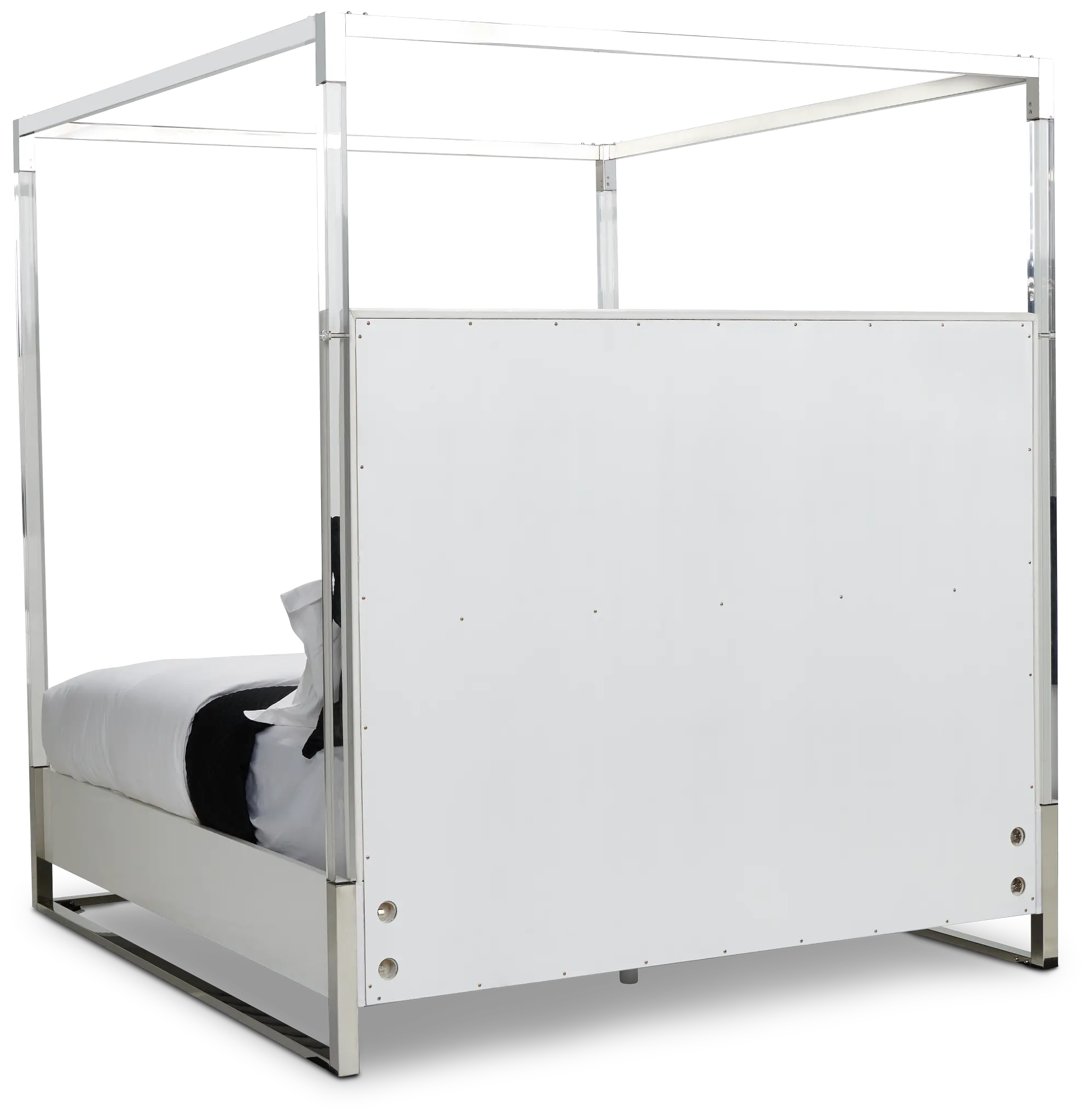 Miami White Uph Canopy Bed Miami White Uph Canopy Bed