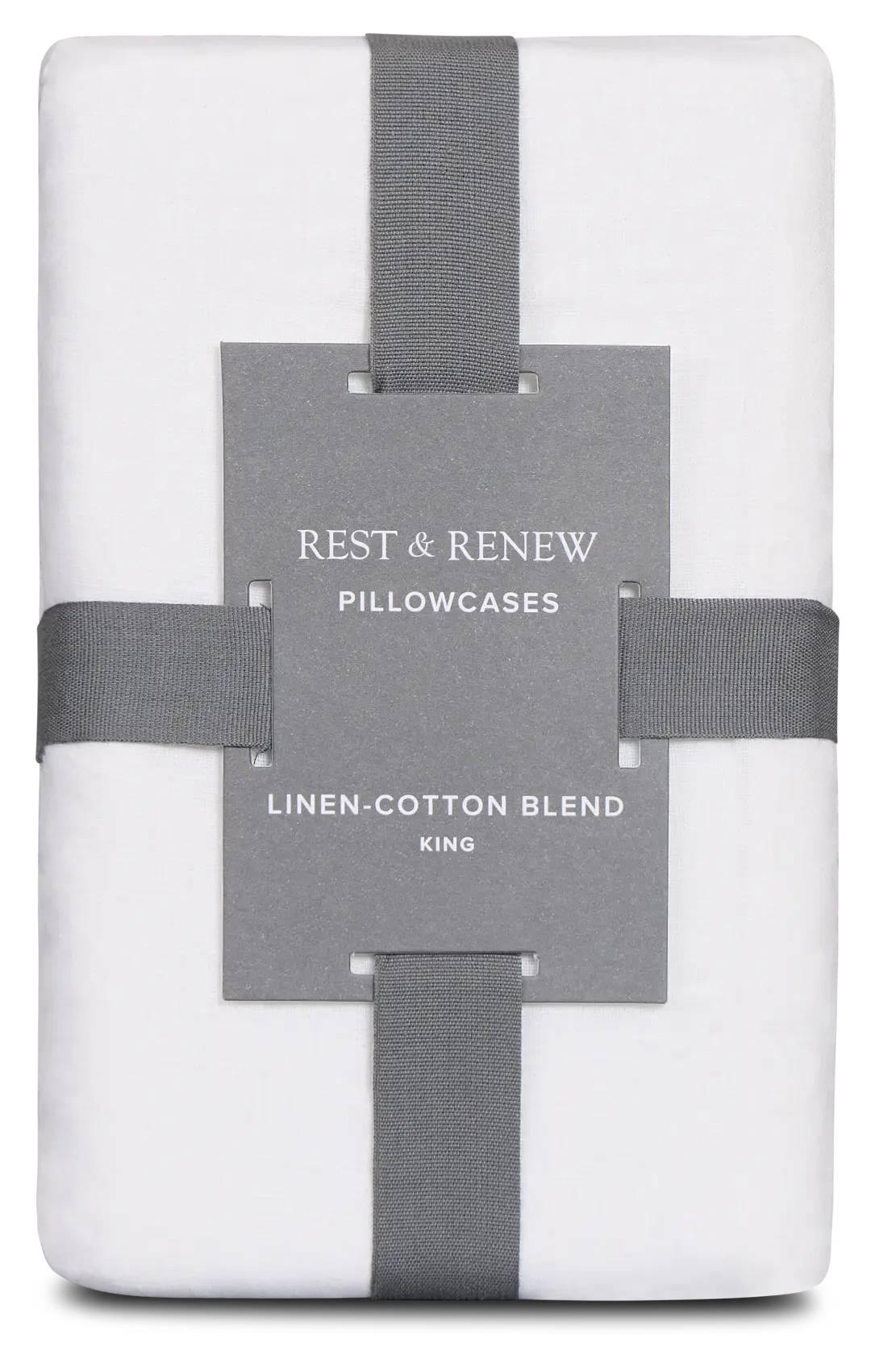Rest & Renew Linen Blend White Set Of 2 Pillowcases Rest & Renew Linen Blend White Set Of 2 Pillowcases