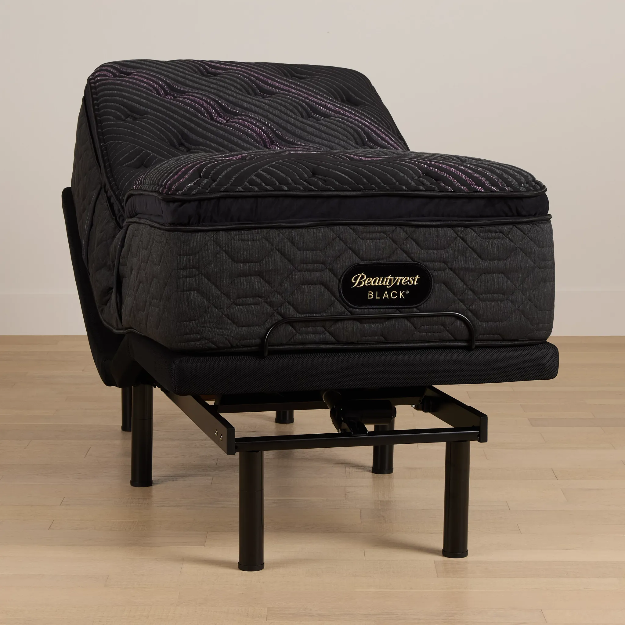 Beautyrest Black Series Two Plush Pillow Top Deluxe Adjustable Mattress Set